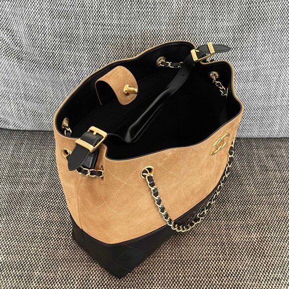 CHANEL | Bags | Chanel Tote Shoulder Shopper Bag | Poshmark - Picture 6 of 9